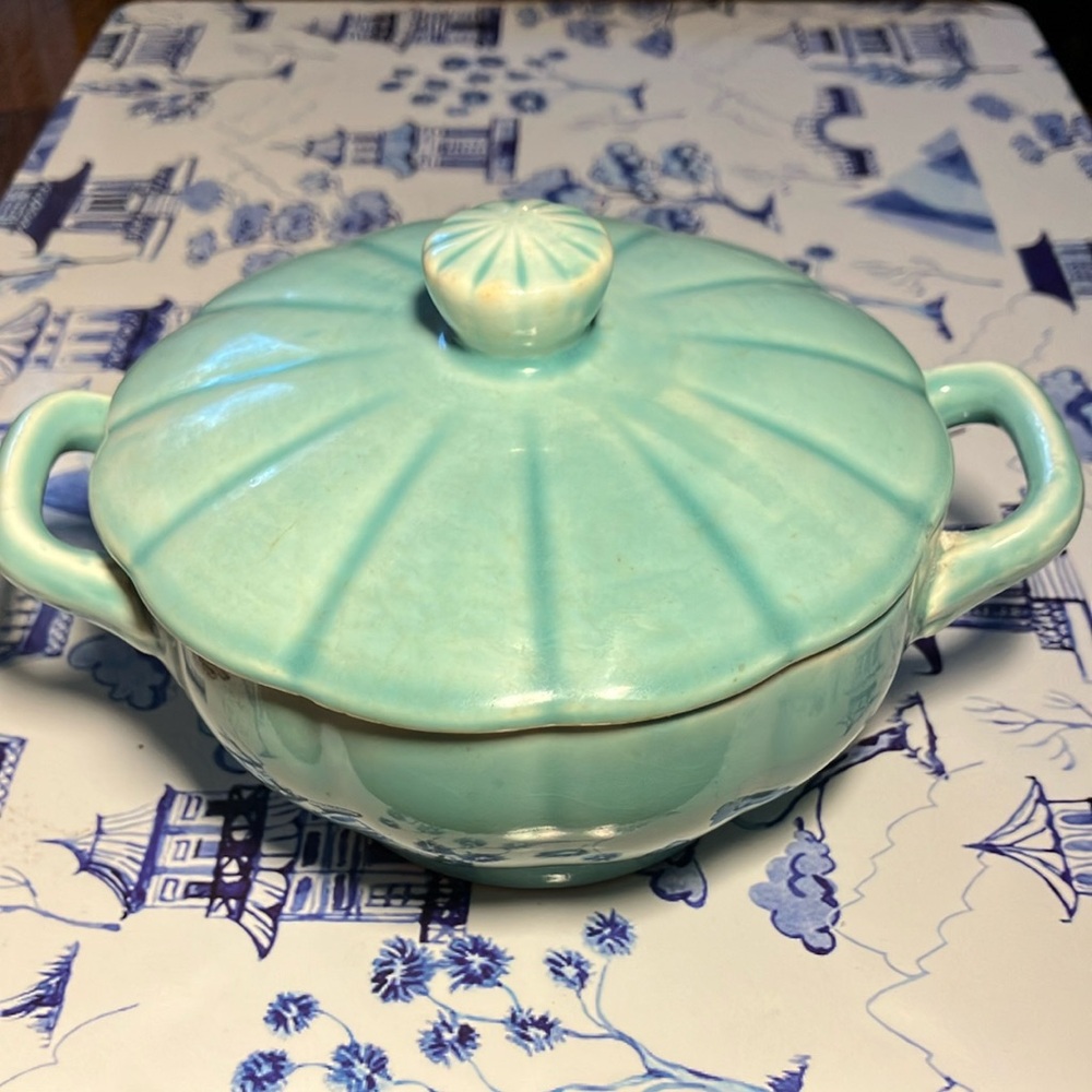 W.S. George Petalware Sugar Bowl